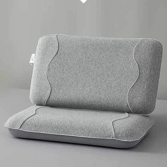 Four Season Universal Knitted Cotton Neck Support Slow Rebound Pillow