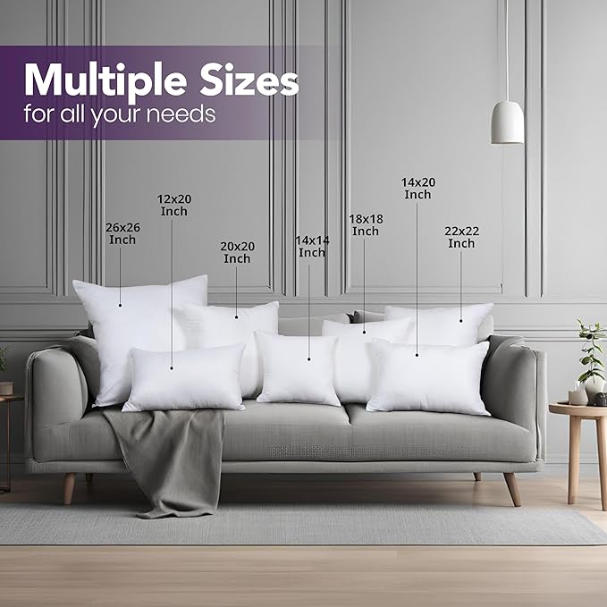 Utopia Bedding Throw Pillows Insert