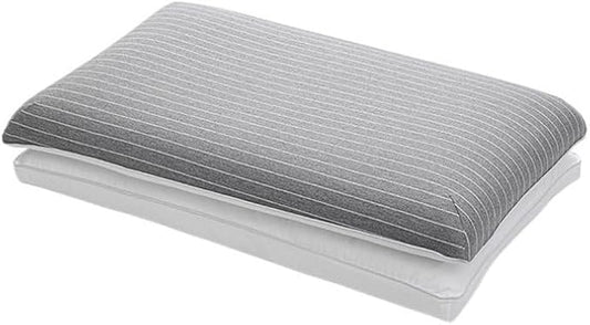 Hotel Home Multi Functional Knitted Cotton Slow Rebound Pillow(Gray)
