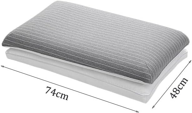 Hotel Home Multi Functional Knitted Cotton Slow Rebound Pillow(Gray)