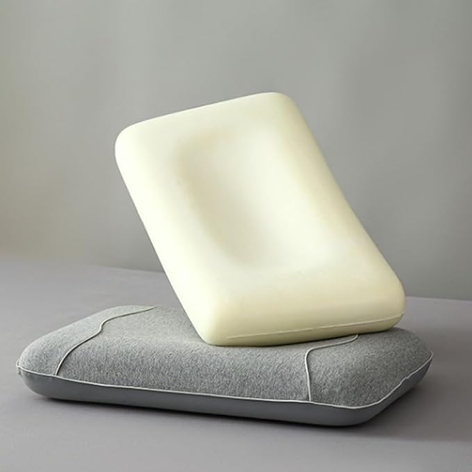 Four Season Universal Knitted Cotton Neck Support Slow Rebound Pillow