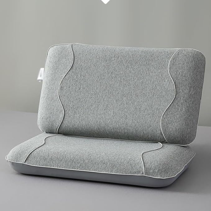 Four Season Universal Knitted Cotton Neck Support Slow Rebound Pillow