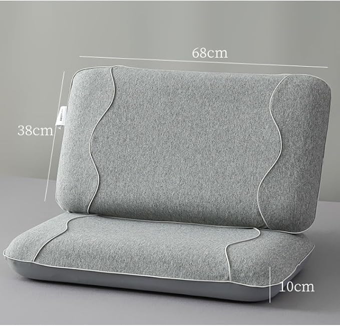 Four Season Universal Knitted Cotton Neck Support Slow Rebound Pillow