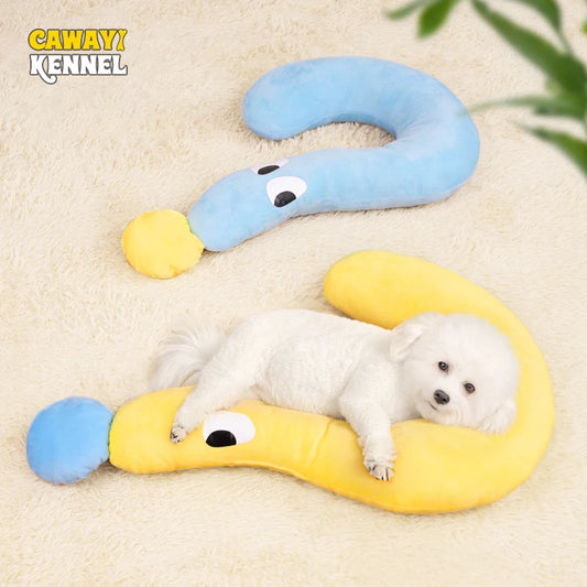Winter Pet Little Pillow U-Shaped Neck Protector Deep Sleep for Puppy Kitten Pillow Dogs Cats Headrest Sleep Pillow Pet Supplies